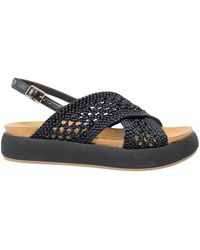Inuovo - Schoenen ,Zwart ,Flat Sandalen - Lyst