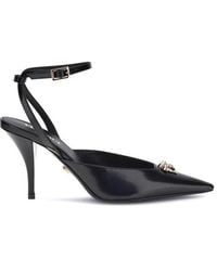 Versace - Medusa Décolleté Slingback Stiletto Hak - Lyst