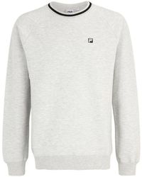 Fila - Hoodies & Sweatvesten ,Grijs ,Katoen Sweatshirts & Hoodies - Lyst