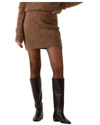 Ibana - Rokken ,Bruin ,Bruine Sonia Minirok - Lyst