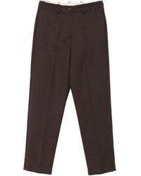 Alysi - Straight Trousers - Lyst
