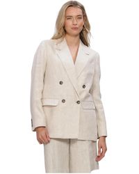 SELECTED - Jassen ,Linnen Slfrelaxed Ida Ls Linen Blazer - Lyst