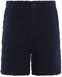 Daily Paper - Blaue Lace Shield Short Stilvoll - Lyst