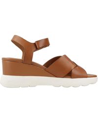 Geox - Schoenen ,Bruin ,Spherica Wedges - Lyst