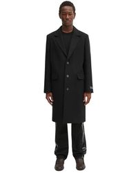 Lacoste - Single-Breasted Coats - Lyst