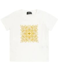 Versace - Klassiek Bedrukt T-Shirt - Lyst