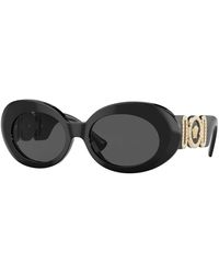 Versace - Stilvolle sonnenbrille in blauverlauf,transparent fuchsia sunglasses - Lyst