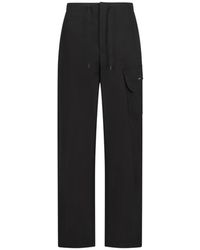 Dior - Broeken ,Zwart ,Katoen Cargo Broek Met Zadelzak - Lyst