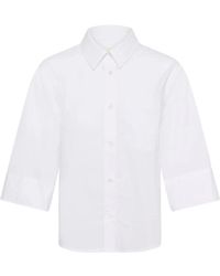 Part Two - Overhemden ,Wit ,Katoen T-Shirt - Lyst