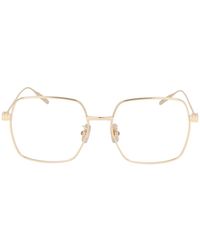 Givenchy - Vierkante Metalen Montuur Brillen - Lyst