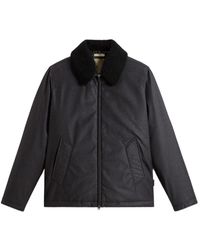 Woolrich - Jassen ,Grijs ,Stijlvolle Jassen Voor Koud Weer - Lyst