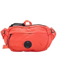 C.P. Company - Schwarze Bauchtasche Mit Mehreren Fächern - Lyst