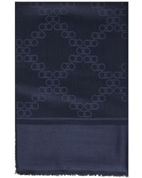 Ferragamo - Gancini Schal Aus Wolle Und Seide - Lyst