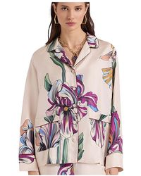La DoubleJ - Nachtkleding ,Veelkleurig ,Pajama Shirt - Lyst