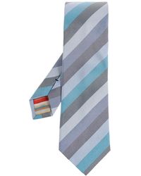 Paul Smith - Accessoires ,Blauw ,Multistreep Das - Lyst
