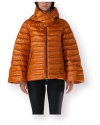 Ciesse Piumini - Jassen ,Oranje ,Stijlvolle Parka Jas - Lyst