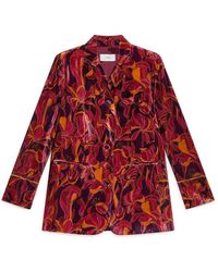 Maliparmi - Jassen ,Veelkleurig ,Bordeaux Roze Jas - Lyst