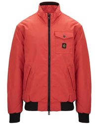 Refrigiwear - Jassen ,Roze ,Leer Bomberjacks - Lyst