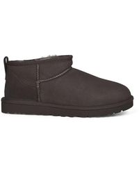 UGG - Schoenen ,Bruin ,Wol Classic Ultra Mini Boot - Lyst