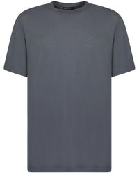 Dell'Oglio - Tops ,Blauw ,T-Shirt - Lyst