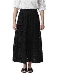 Alpha Studio - Rokken ,Zwart ,Jersey Rok - Lyst