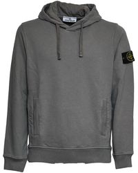 Stone Island - Cement Sweatshirt Aw25 Casual Kapuzenpullover - Lyst