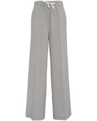 Semicouture - Wide Trousers - Lyst