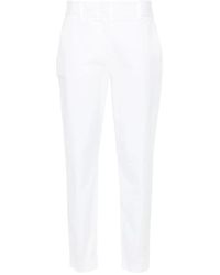 Eleventy - Broeken ,Wit ,Katoen Elegante Witte Broek New York Style - Lyst
