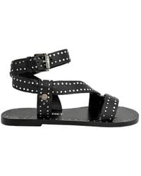 Janet & Janet - Flat Sandals - Lyst