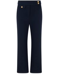 Veronica Beard - Broeken ,Blauw ,Leer Renzo Pant - Lyst