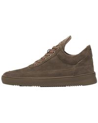 Filling Pieces - Niedrige top wildleder alle taupe - Lyst