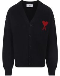 Ami Paris - Cardigans - Lyst
