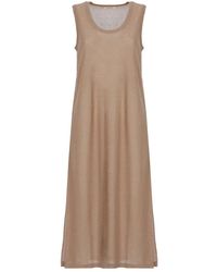 Kangra - Viscose Midi-Jurk Met Pailletten - Lyst