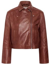 Part Two - Jassen ,Bruin ,Leer Cimmie Pw Jacket - Lyst