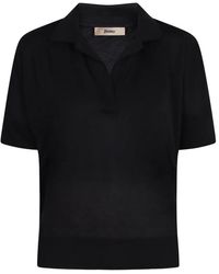 Herno - Polo Met Logo Detail - Lyst