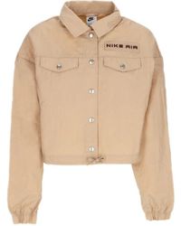 Nike - Fitness ,Bruin ,Nylon Sportswear Air Woven Crop Jacket - Lyst