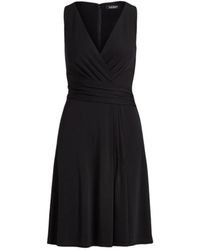 Ralph Lauren - Vestido elegante negro - Lyst