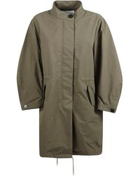 Givenchy - Gekreukelde Katoenen Parka Met Stempeldruk - Lyst