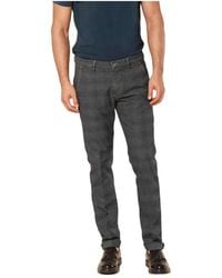 Mason's - Slim Fit Katoenen Chino Broek Met Ruitpatroon - Lyst