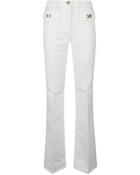 Elisabetta Franchi - Klassische denim jeans für den alltag - Lyst