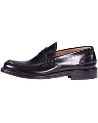 Green George - Schwarze Flache Schuhe Stilvolles Modell - Lyst