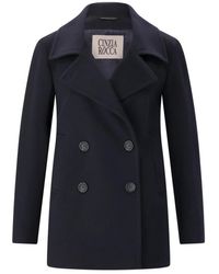 Cinzia Rocca - Double-Breasted Coats - Lyst