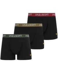 Lyle & Scott - Boxer shorts neri - Lyst