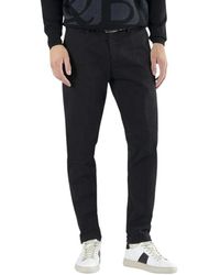 Harmont & Blaine - Broeken ,Zwart ,Katoen Chino - Lyst