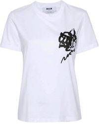 MSGM - T-Shirts - Lyst