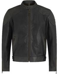 Belstaff - Legacy outlaw giacca in pelle cerata - Lyst