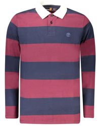 Timberland - Gestreepte Lange Mouw Polo Shirt - Lyst