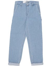 Carhartt - Vaqueros De Mujer W Pierce Pant Stone Blanqueados - Lyst