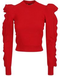 Max Mara - Tops ,Rood ,Polyester Rode Top Voor Vrouwen - Lyst