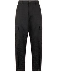 Moschino - Elegante Zwarte Broek Met Hoge Taille - Lyst